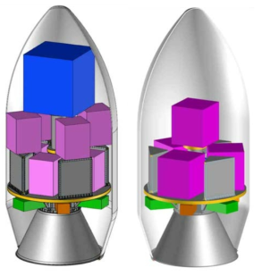 소형위성 탑재 형상(Vega)