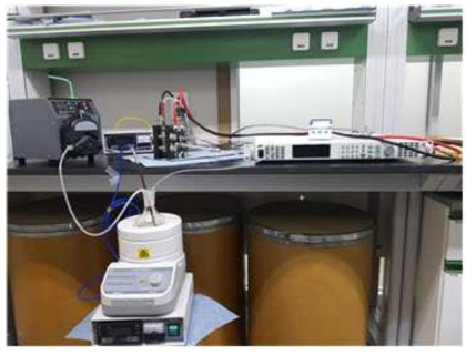 LEM 수전해 single Cell 평가 장치
