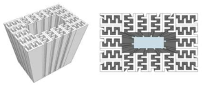 수중 음향 메타물질의 3D 프린터 CAD 설계도