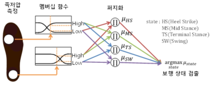 보행 패턴 분석을 위한 퍼지 규칙