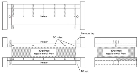 3D 출력되는 규칙적 발포금속 테스트를 위한 Test section 설계