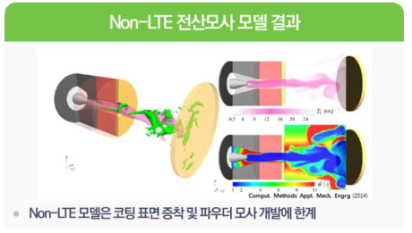 Trelles 교수팀에서 발표한 nonLTE모델을 이용한 전산모사 모델 결과