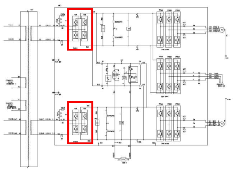 견인 CONVERTER 회로도