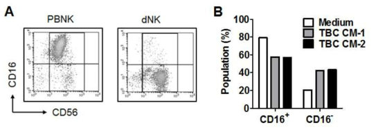 Trophoblast 에 의한 NK cells 의 CD16 발현 조절