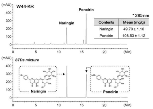W44의 chemical profile