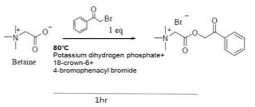 Scheme of betaine derivative synthesis