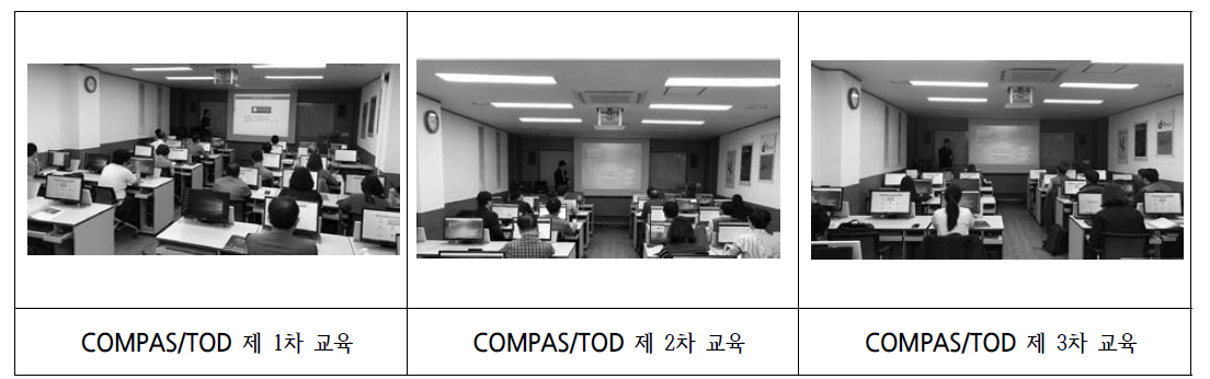 COMPAS/TOD 교육 (1-3차)