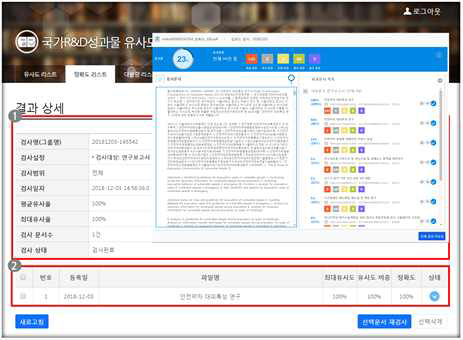 Accuracy test result