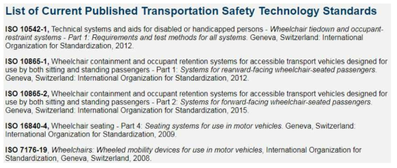 Wheelchair Transportation Safety Standards(2)