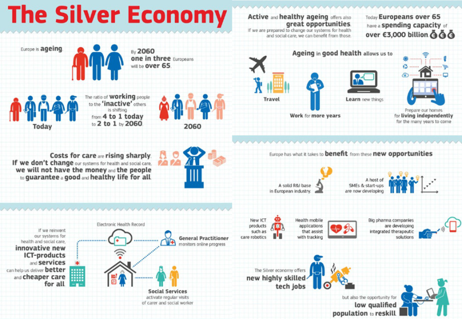 The Silver Economy Info-graphic