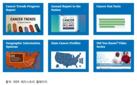 SEER에서 배포되는 통계정보