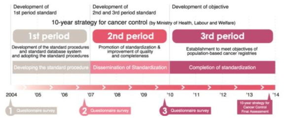 일본 암 레지스트리 개발 10개년 계획
