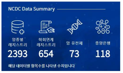 데이터별 항목 수 현황