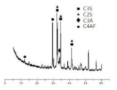 시멘트의 XRD
