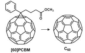 PCBM 및 C60 분자구조