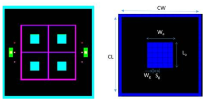 박막 InGaP 태양전지용 photomask 디자인