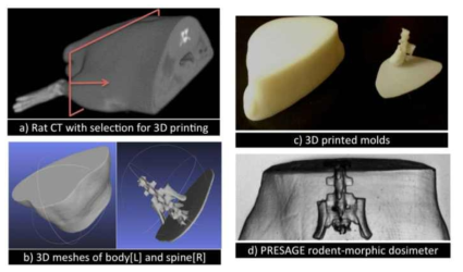 3D 프린팅 기술을 이용하여 presage radiochromic dosimeter 제작 사례