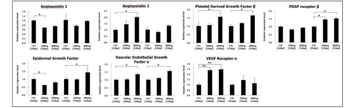 NELL-1 increased the pro-angiogenic factors