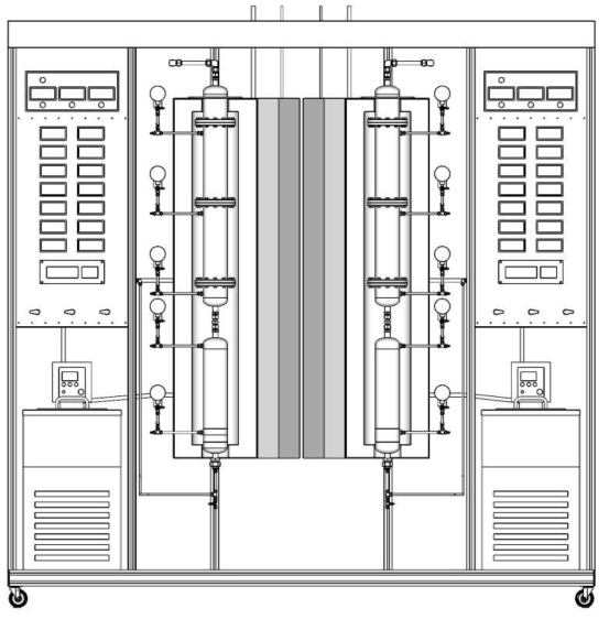 부생가스-이산화탄소 이용 Syngas 제조 장치 (Front View)