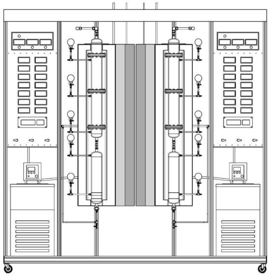 부생가스-이산화탄소 이용 Syngas 제조 장치 (Front View)