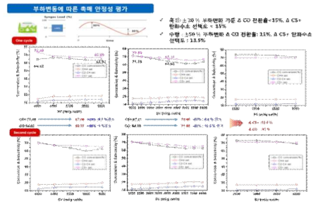 부하변동에 따른 FT 촉매 안정성 평가