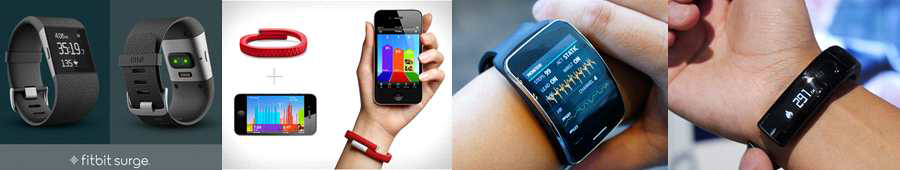 최근 국내에 출시된 웨어러블 디바이스들의 헬스케어 분야로의 응용; Fitbit, Jawbone Up, Samsung Simband, LG Lifeband