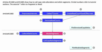 GATK copy ratio alteration pipeline