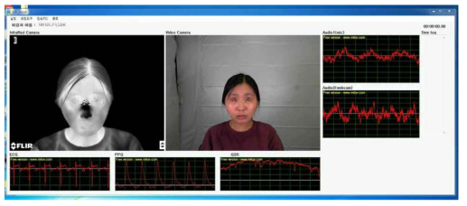 2차년도에 개발한 복합생체신호 수집 통합 프로그램