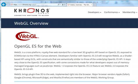 WebGL 웹 페이지