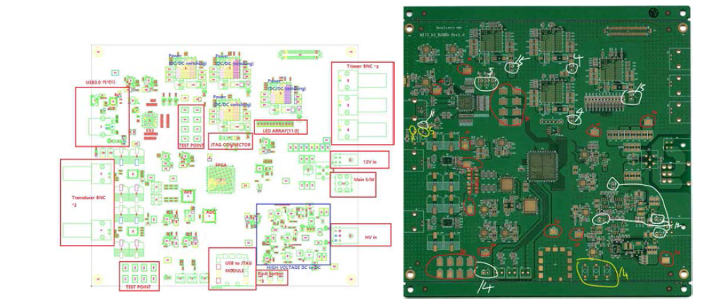 PCB 소자 배치 및 PCB board