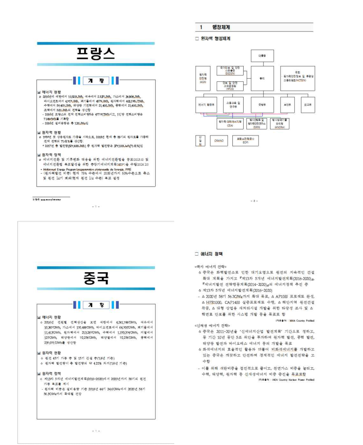 동향분석보고서 - 프랑스 원자력 현황 및 동향