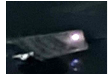 하이브리드 나노로드 white-LED EL 사진