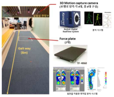 3차원 보행분석 시스템(3D Motion Capture System & Forceplate)