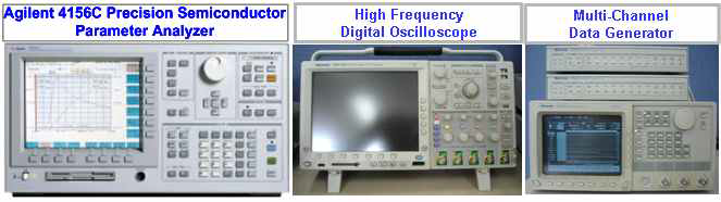 본 연구진이 보유한 다양한 회로 분석용 장비들. 회로 측정 및 신뢰성 분석용으로 유용하게 사용
