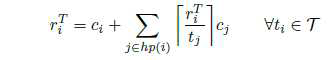 ET환경에서의 End-to-End Response Equation