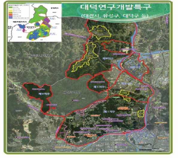 대덕연구개발특구 조감도