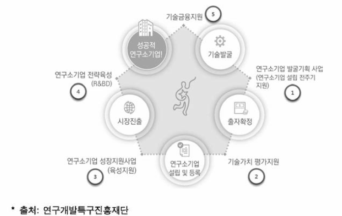 연구소기업 창업 및 성장 지원제도