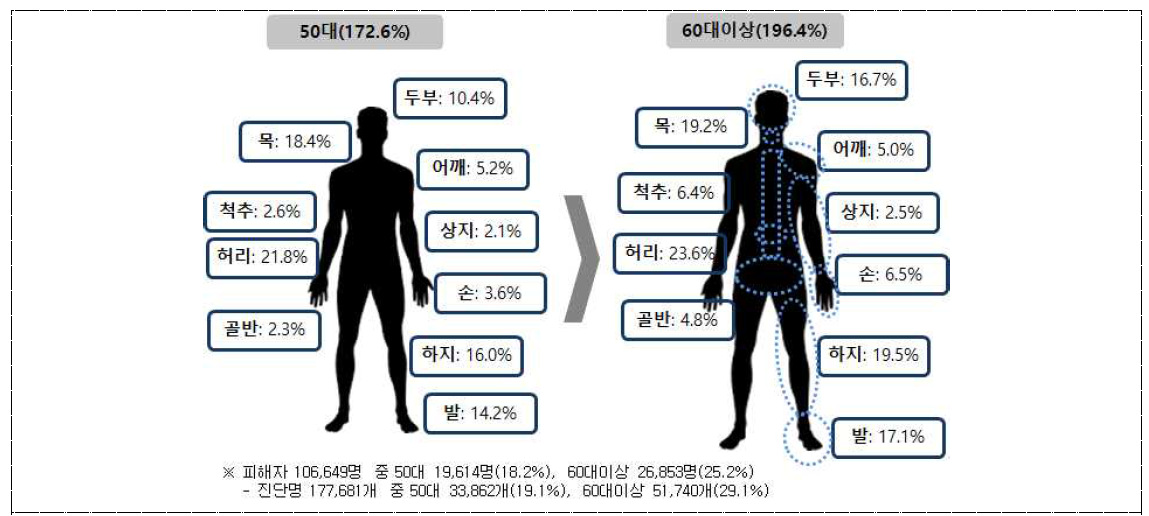 주요 부위별 진단율