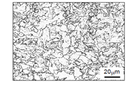 Bainite계 단상조직강의 광학 현미경 사진