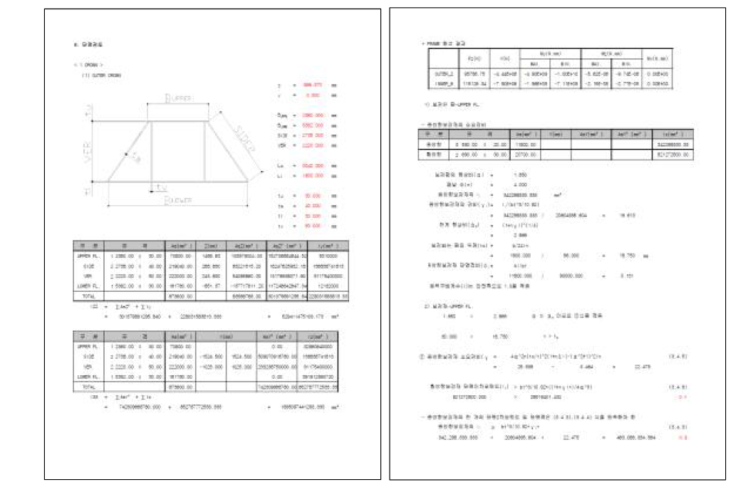 축력과 휨모멘트가 작용하는 부재의 설계 - 1/5