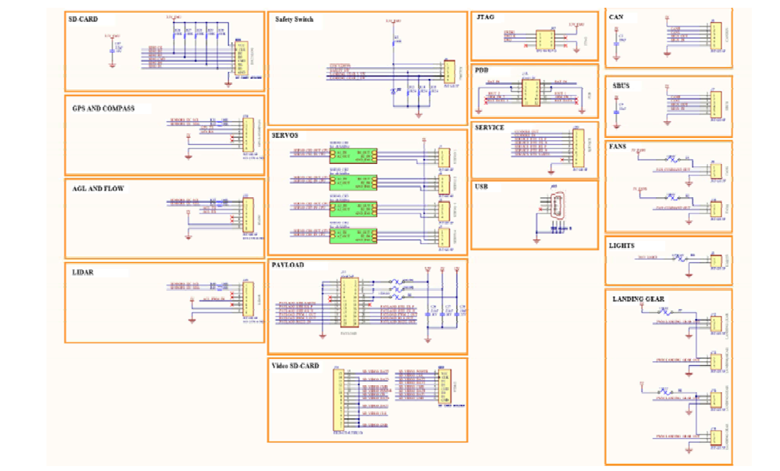 PCB 연결 구성도