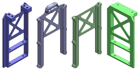 기체 내 배터리 장착부분 설계(Battery Bracket)