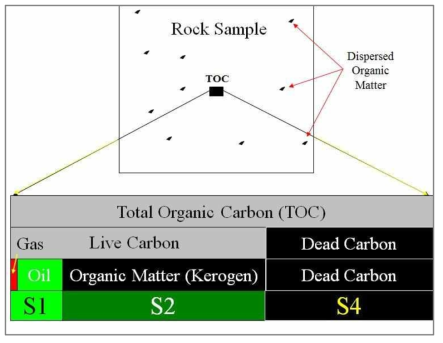 Terminology used for Rock-Eval pyrolysis(KIGAM, 2016)