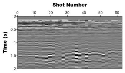 Near offset gather in OBC data