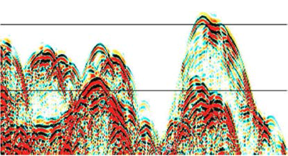 High-resoultion seismic stack section using 8 channel streamer