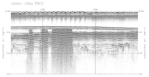 Trace section of Line 19OBC-102a