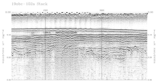 Stack section of Line 19OBC-102a