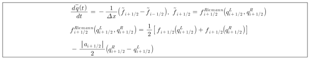Riemann Solver의 전산플럭스 도출