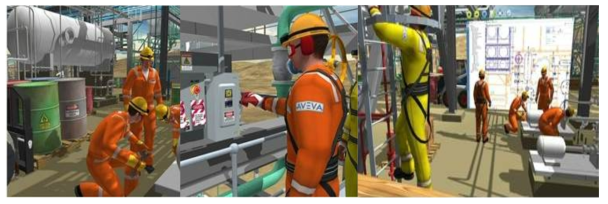 AVEVA AVP의 Virtual Training 예시