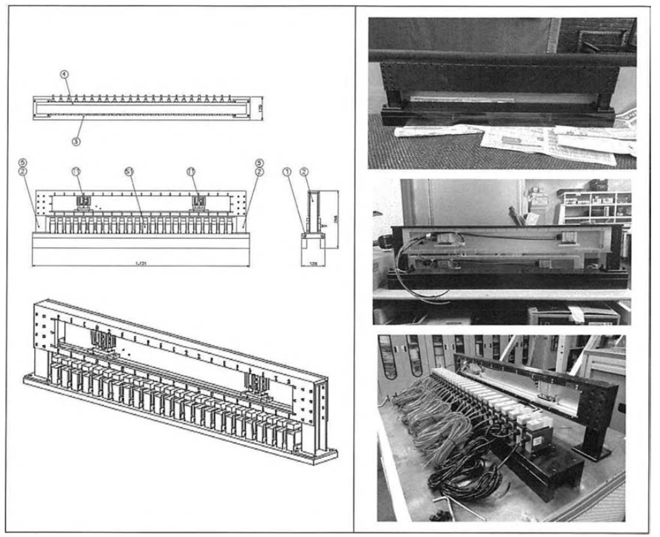 하부 차폐력 균일도 시험장비 도면 및 사진